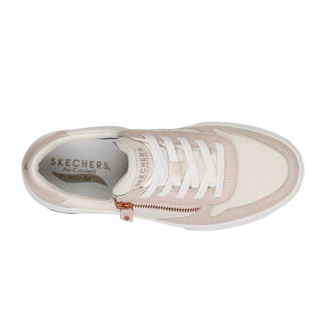 Skechers Arch Fit-Arcade On The Fly Shoe Off White w/Zip